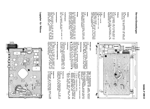 Schauinsland P200 D electronic; SABA; Villingen (ID = 2617310) Fernseh-E