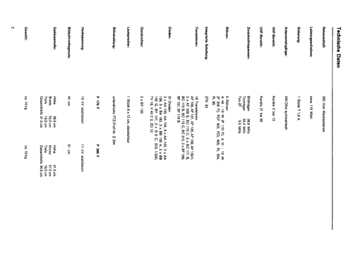 Schauinsland P200 electronic F; SABA; Villingen (ID = 2643169) Fernseh-E