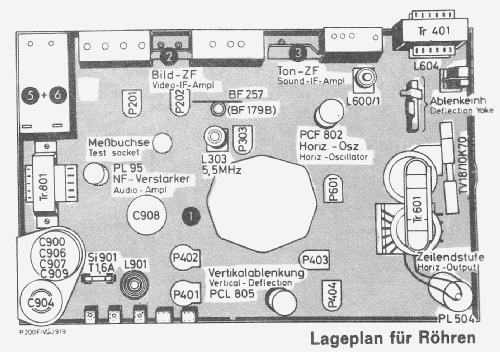 Schauinsland P200 electronic F; SABA; Villingen (ID = 727960) Televisore