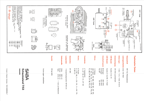Schauinsland T153 Automatic; SABA; Villingen (ID = 2047930) Television