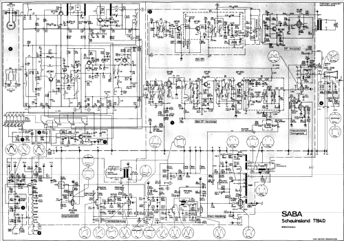 Schauinsland T194 D electronic; SABA; Villingen (ID = 2617940) Fernseh-E