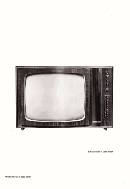 Schauinsland T2000 Color; SABA; Villingen (ID = 2831807) Television