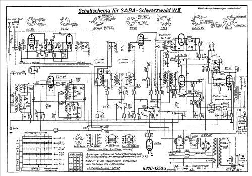 Schwarzwald W II ; SABA; Villingen (ID = 9878) Radio