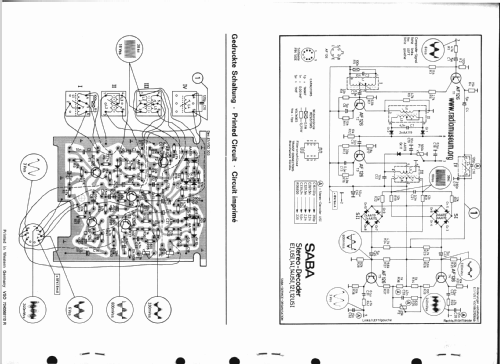 Stereo Decoder E1 , USI , 14/I 14USI 12/I 12USI; SABA; Villingen (ID = 23550) mod-past25