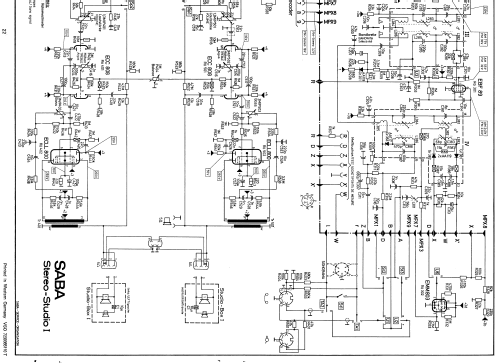 Stereo-Studio I ; SABA; Villingen (ID = 1976502) Radio