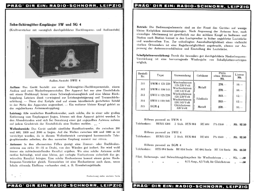 SWH4; SABA; Villingen (ID = 2498139) Radio