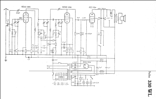 Synchron-Selektiv 330WL-H; SABA; Villingen (ID = 5482) Radio