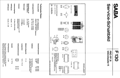 Telecomputer K Pro FP 31; SABA; Villingen (ID = 1346368) Television