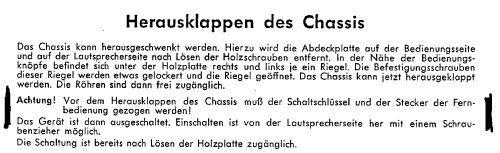 Telerama P716; SABA; Villingen (ID = 66614) Televisore