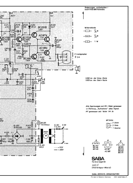 TG443 Automatic 443 F; SABA; Villingen (ID = 2829684) R-Player