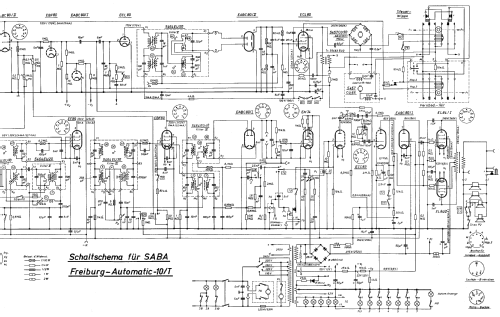 Truhe Freiburg-Automatic 10; SABA; Villingen (ID = 9805) Radio