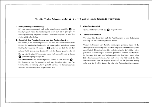 Truhe Schwarzwald W5/10; SABA; Villingen (ID = 154782) Radio