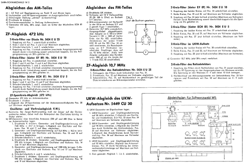 Truhe Schwarzwald W5/10; SABA; Villingen (ID = 9778) Radio