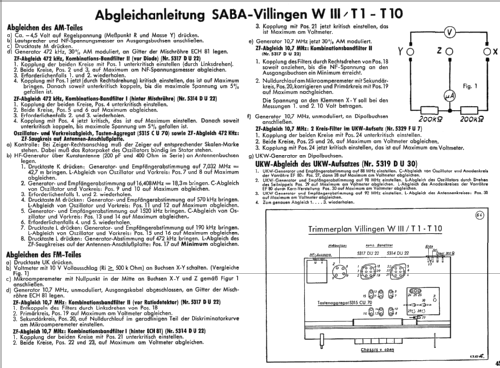 Truhe Villingen W IIIT/1; SABA; Villingen (ID = 29954) Radio