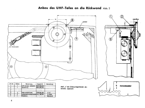 UHF-Tuner UES100; SABA; Villingen (ID = 2558942) mod-past25