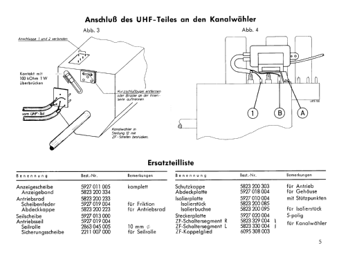 UHF-Tuner UES100; SABA; Villingen (ID = 2558943) mod-past25