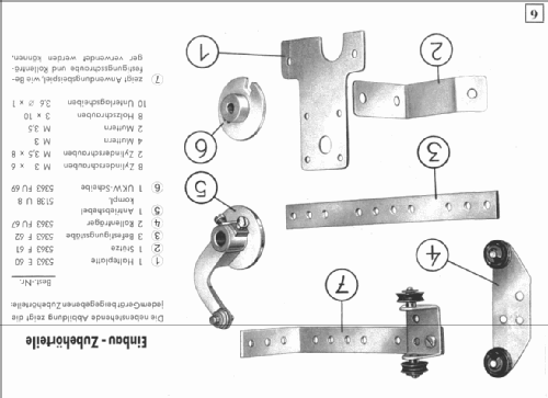 UKW Einbausuper UKW-S III ; SABA; Villingen (ID = 64235) Adaptor