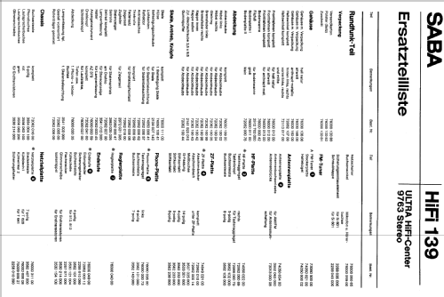 Ultra HiFi-Center 9763 Stereo; SABA; Villingen (ID = 456744) Radio