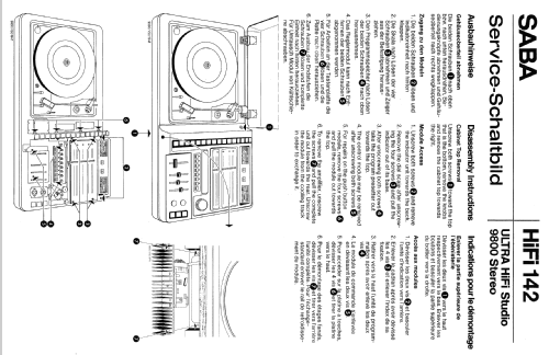 Ultra HiFi Studio 9800 Stereo; SABA; Villingen (ID = 456299) Radio