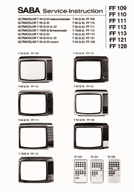 Ultracolor Telecommander T56Q50 ; SABA; Villingen (ID = 2841229) Fernseh-E