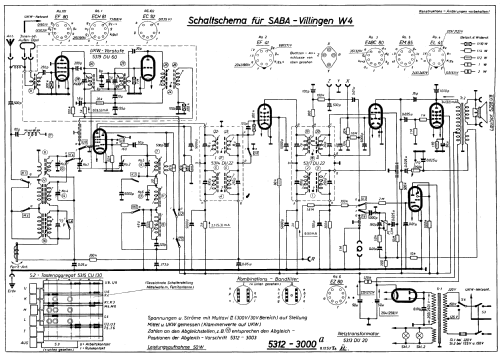 Villingen W4; SABA; Villingen (ID = 9958) Radio