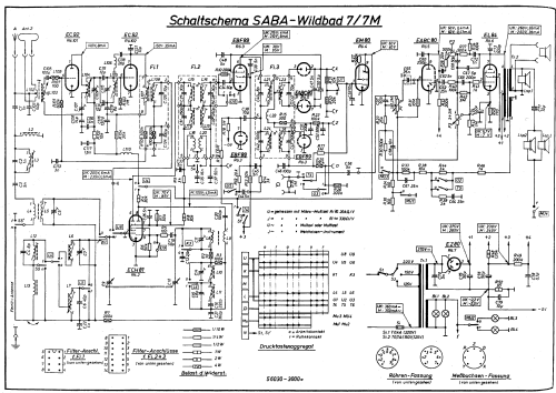 Wildbad 7M; SABA; Villingen (ID = 10485) Radio