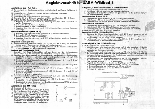 Wildbad 8; SABA; Villingen (ID = 2612649) Radio