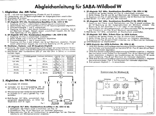 Wildbad W ; SABA; Villingen (ID = 9896) Radio