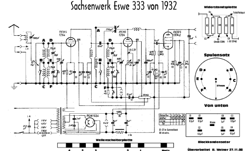 Eswe 333; Sachsenwerk bis 1945 (ID = 527855) Radio