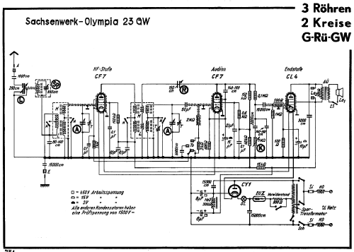 Olympia 23GW; Sachsenwerk bis 1945 (ID = 50417) Radio