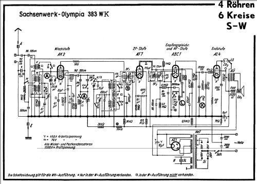 Olympia 383WK; Sachsenwerk bis 1945 (ID = 50445) Radio