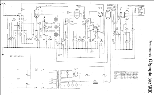 Olympia 392WK; Sachsenwerk bis 1945 (ID = 5641) Radio