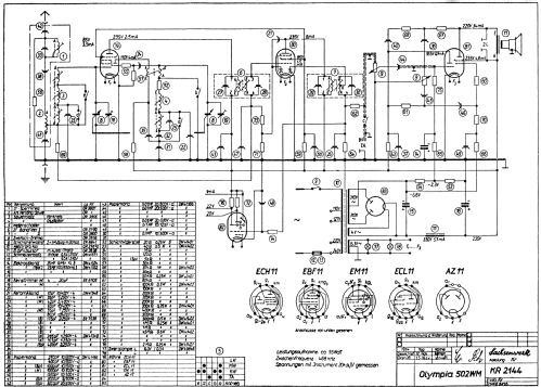 Olympia 502WM; Sachsenwerk (ID = 2028994) Radio