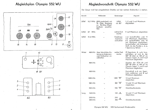 Olympia 552WU; Sachsenwerk (ID = 581988) Radio