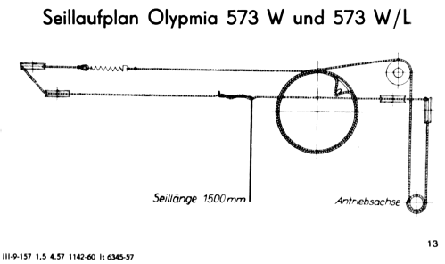 Olympia 573W/L; Sachsenwerk (ID = 2029646) Radio