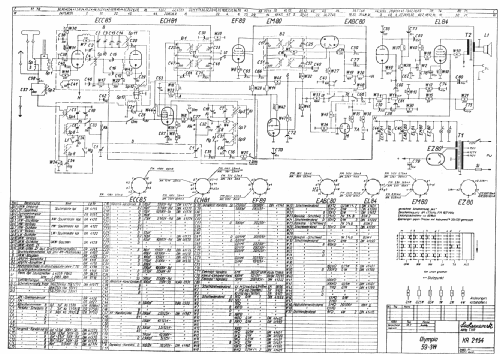 Olympia 59-3W; Sachsenwerk (ID = 156606) Radio