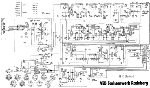 Rembrandt FE852E; Sachsenwerk Radeberg (ID = 154839) Télévision