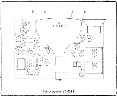 Rembrandt FE852E; Sachsenwerk Radeberg (ID = 67595) Television