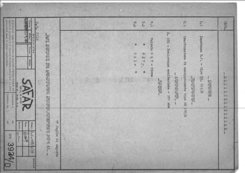 Fonoincisore 43; SAFAR Società (ID = 2529420) R-Player