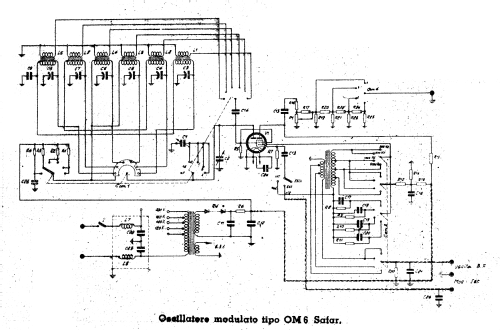 Oscillatore modulato OM6; SAFAR Società (ID = 2573772) Equipment