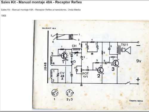 Receptor Reflex SK-48A; Sales-Kit; Barcelona (ID = 2569462) Radio