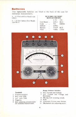 Multi-Range Meter Selectest Mark II; Salford Electrical (ID = 2877295) Ausrüstung