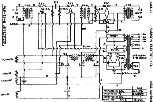 PAM-19-N ; Samson Electric Co., (ID = 444244) Ampl/Mixer