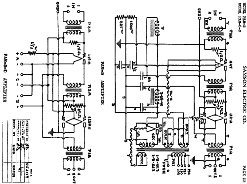 PAM-5 ; Samson Electric Co., (ID = 444225) Ampl/Mixer