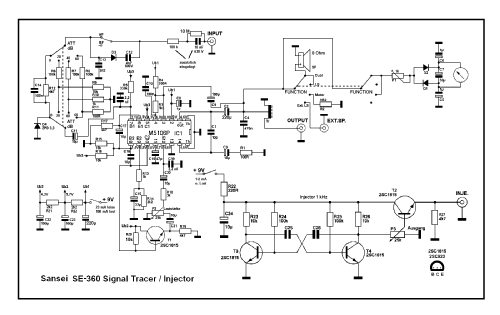 Signal Tracer - Injector SE-360; Sansei Electronics (ID = 2573212) Equipment