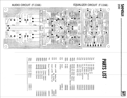 200 ; Sansui Electric Co., (ID = 2580928) Radio