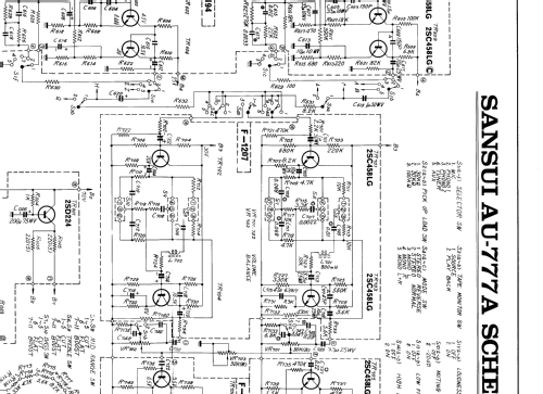 Solid-State Stereophonic Amplifier AU-777A; Sansui Electric Co., (ID = 735061) Ampl/Mixer