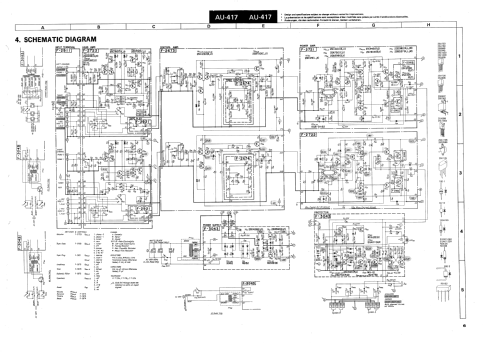 Integrated Amplifier AU-417; Sansui Electric Co., (ID = 2030539) Verst/Mix