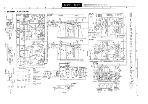 Integrated Amplifier AU-417; Sansui Electric Co., (ID = 2030559) Ampl/Mixer