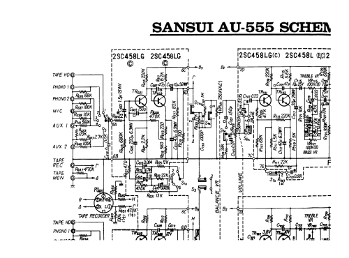 Solid State Stereophonic Amplifier AU-555; Sansui Electric Co., (ID = 1054184) Ampl/Mixer